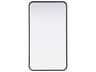 Remy Black Rectangular Wall Mirror
