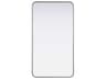 Remy Silver Rectangular Wall Mirror
