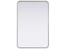 Remy Silver Rectangular Wall Mirror