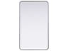 Remy Silver Rectangular Wall Mirror