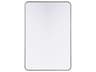 Remy Silver Rectangular Wall Mirror