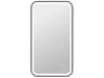 Harmoni Black Rectangular Wall Mirror