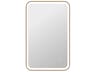 Harmoni Satin Gold Rectangular Wall Mirror