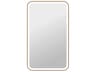Harmoni Satin Gold Rectangular Wall Mirror