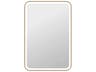 Harmoni Satin Gold Rectangular Wall Mirror
