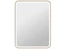 Harmoni Satin Gold Rectangular Wall Mirror