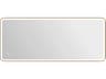 Harmoni Satin Gold Rectangular Wall Mirror