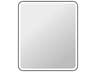 Harmoni Black Rectangular Wall Mirror