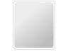 Harmoni Silver Rectangular Wall Mirror