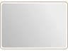 Harmoni Satin Gold Rectangular Wall Mirror