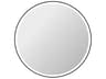 Harmoni Black Round Wall Mirror