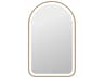 Harmoni Satin Gold Arch Wall Mirror