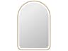 Harmoni Satin Gold Arch Wall Mirror