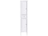 Park Avenue White Rubberwood Bath Storage Cabinet
