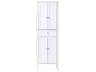 Park Avenue White Rubberwood Bath Storage Cabinet