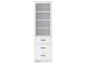 Soma White Bath Storage Glass Cabinet
