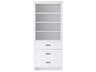 Soma White Bath Storage Glass Cabinet
