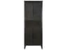 Blakely Chocolate Oak Brown Rubberwood Bath Storage Cabinet
