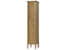Issac Honey Teak Natural Rubberwood Bath Storage Cabinet