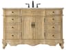 Danville 54" Antique Beige Vanity