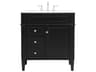 Park Avenue Black 32" Vanity