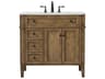 Park Avenue Single Bathroom Vanity 36-Inch Driftwood