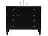 Park Avenue Black 42" Vanity