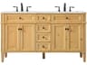 Park Avenue Natural Wood 60" Vanity