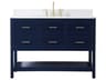 Sinclaire Blue 48" Vanity with Backsplash