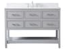 Sinclaire Gray 48" Vanity with Backsplash