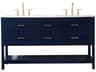 Sinclaire Blue 60" Vanity