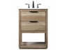 Larkin 24 Inch Single Bathroom Vanity Natural Oak