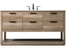 Larkin 60 Inch Bathroom Vanity in Natural Oak Modern Freestanding