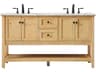 Metropolis Natural Wood 60" Vanity