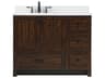 Soma Single Bathroom Vanity 42-inch in Expresso