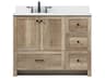 Soma 42 Inch Single Vanity in Natural Oak Farmhouse Style