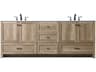 Soma 84-inch Double Vanity in Natural Oak