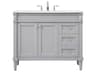 Bennett Grey / Brushed Nickel 42" Vanity