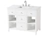 Clayton White 42" Vanity