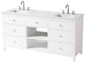 Clayton White 60" Vanity