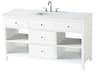 Clayton White 60" Vanity
