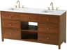 Clayton Brandy Walnut 66" Vanity