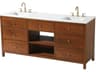 Clayton Brandy Walnut 72" Vanity