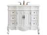 Oakland Antique White 42" Vanity with Ivory White Quartz Countertop
