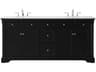 Clarence Black 72" Vanity