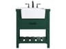 Clement Green / Black 30" Vanity