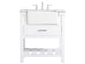 Clement White 30" Vanity