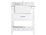 Clement White 30" Vanity with Backsplash
