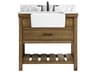 Clement Driftwood 36" Vanity with Backsplash