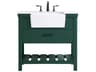 Clement Green / Black 36" Vanity